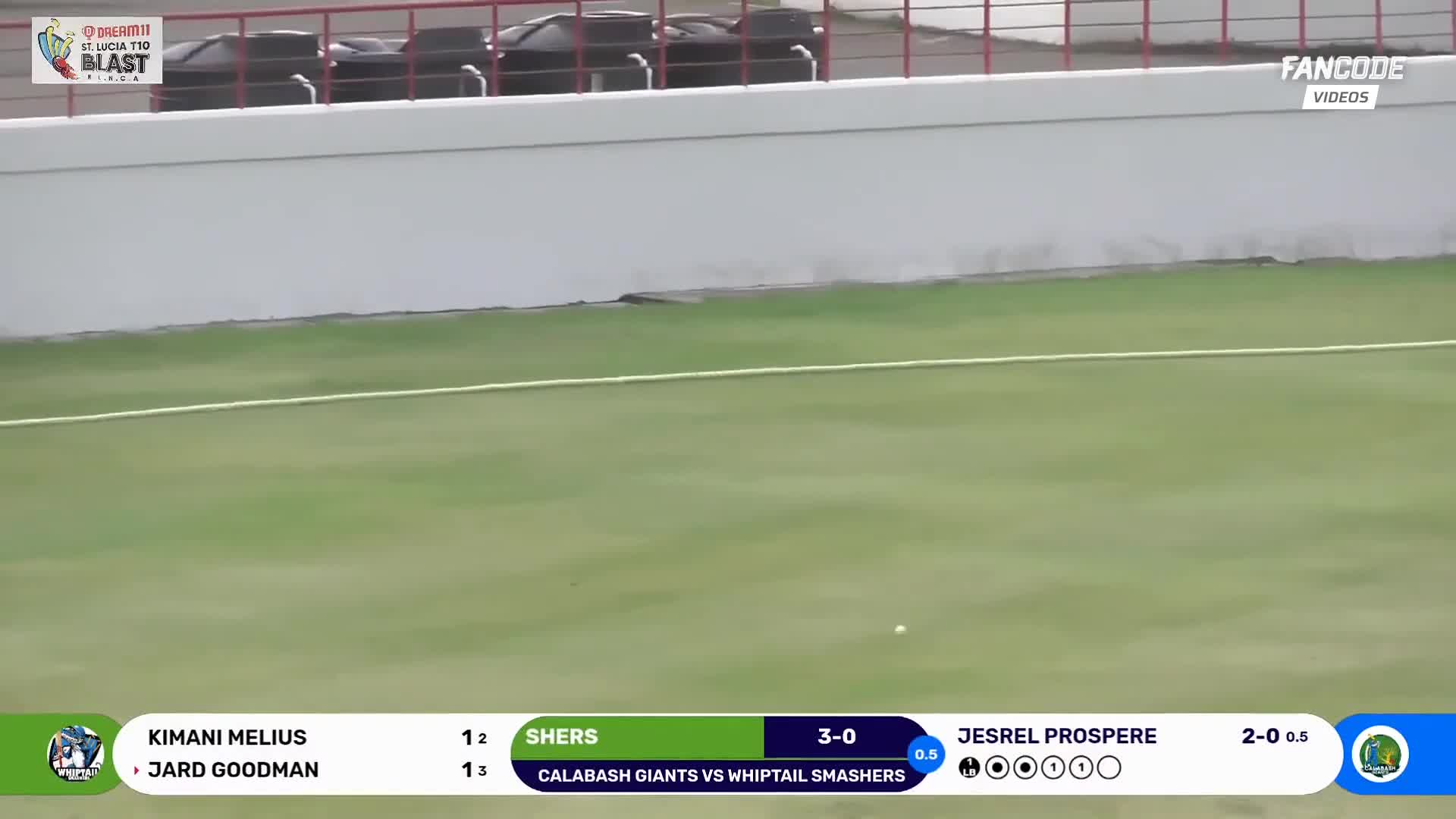 Whiptail Smashers beat Calabash Giants by 8 runs | Match 24