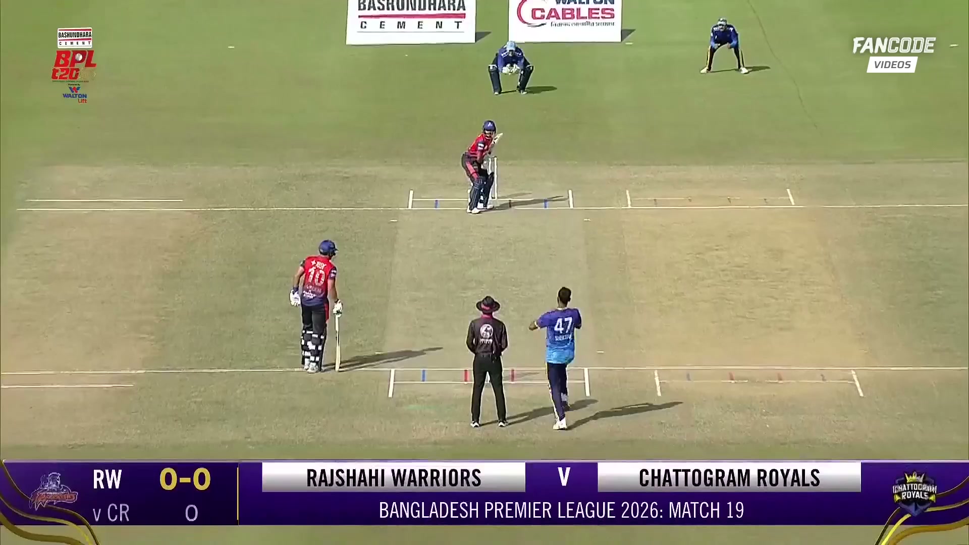Chattogram Royals beat Rajshahi Warriors by 2 wickets | Match 29