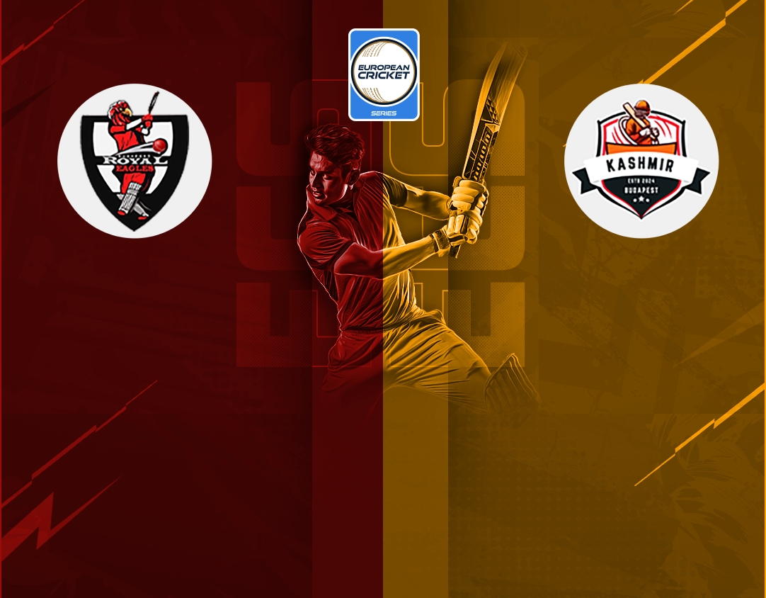 Match 6 of ecs hungary, 2024: royal eagles vs kashmir budapest banner