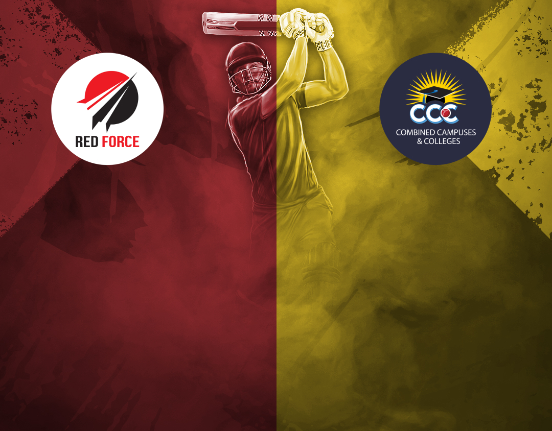 Trinidad & Tobago Red Force vs Combined Campuses and Colleges Match 1