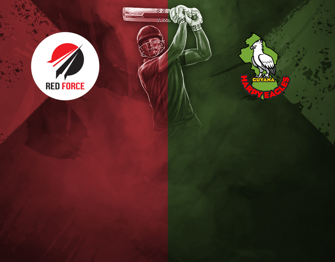 Trinidad & Tobago Red Force vs Guyana Harpy Eagles Match 18 Match Live