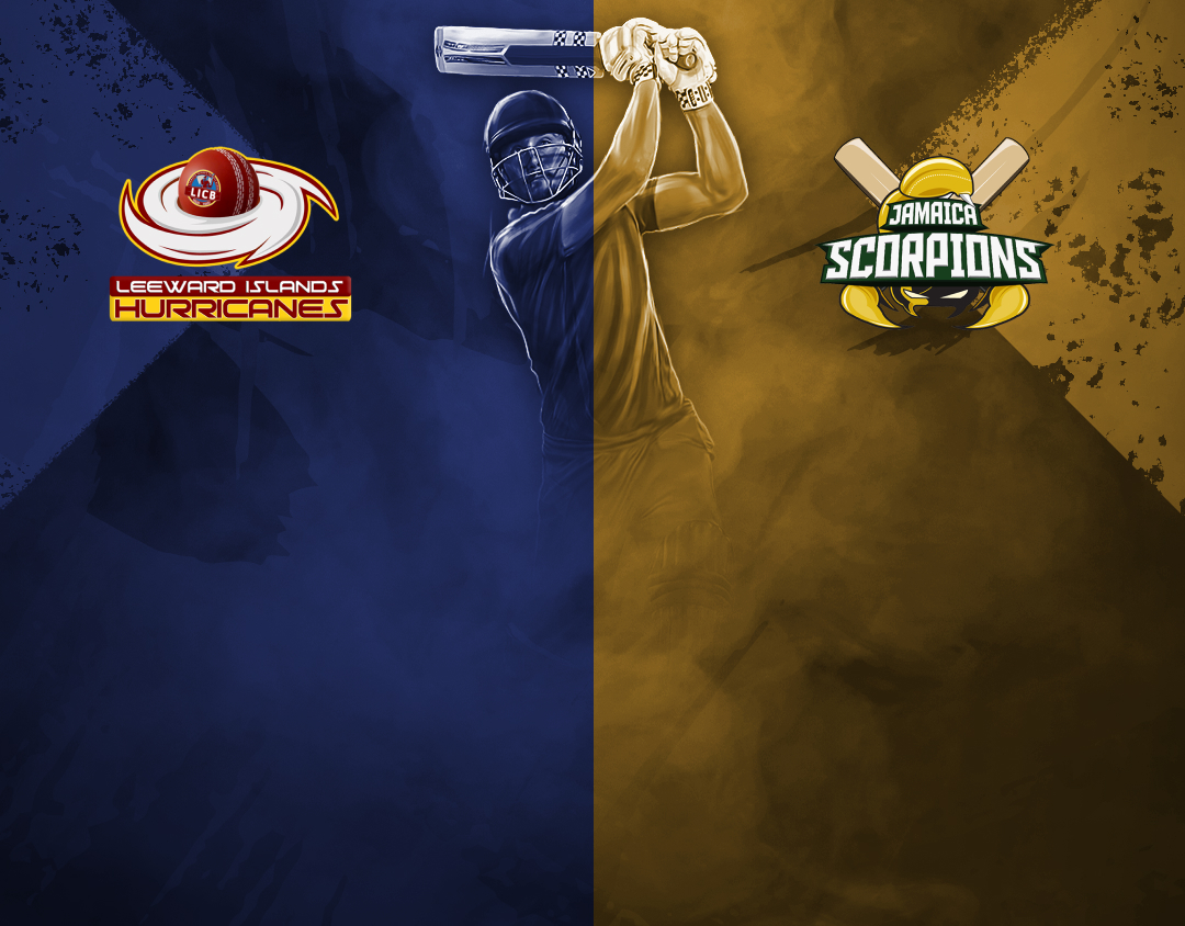 Leeward Islands Hurricanes vs Jamaica Scorpions Match 25 Match Live