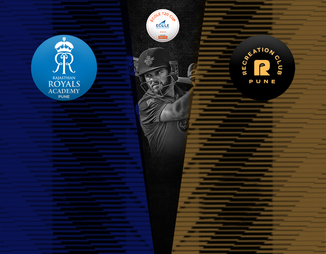 RAJASTHAN ROYALS ACADEMY vs RECREATION CLUB 830 AM Watch Ecole T20