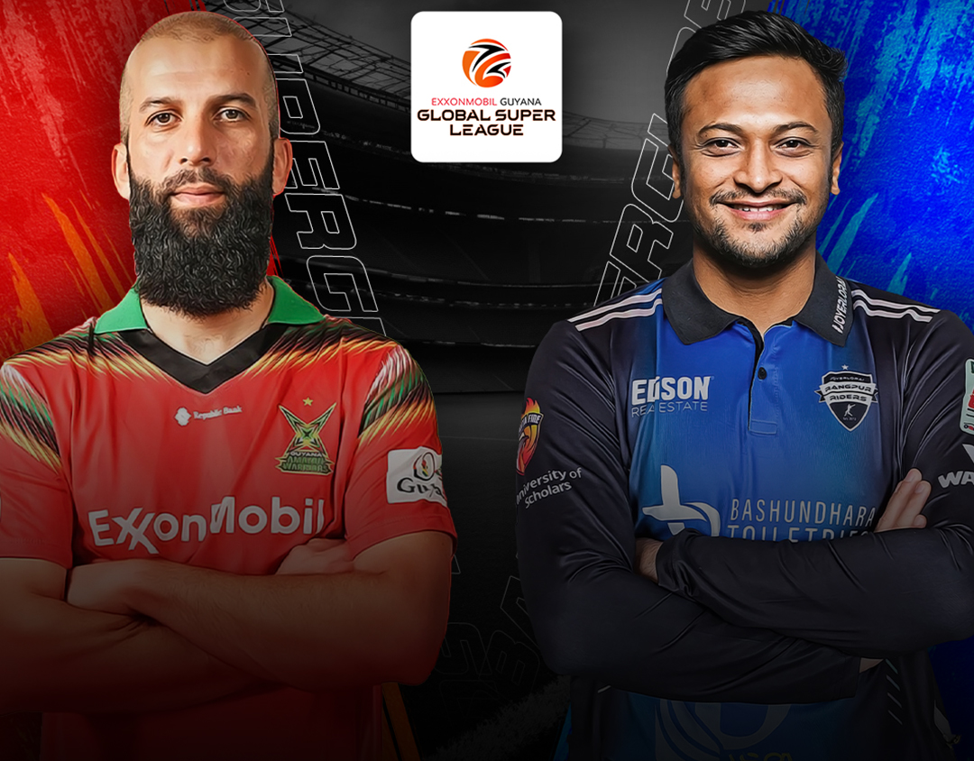 Guyana Amazon Warriors vs Rangpur Riders Match 8 Match Team Squad List