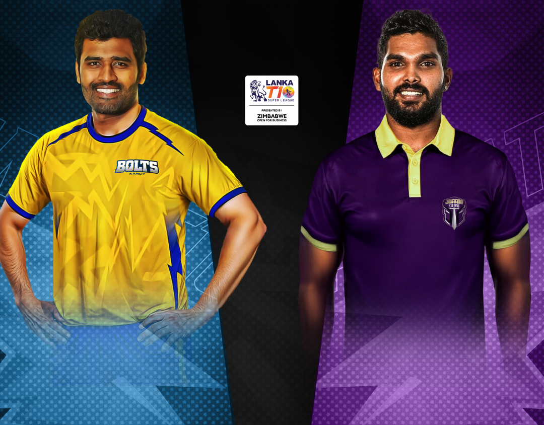 Kandy Bolts vs Jaffna Titans Match 8 Match Live Score Lanka T10 Super