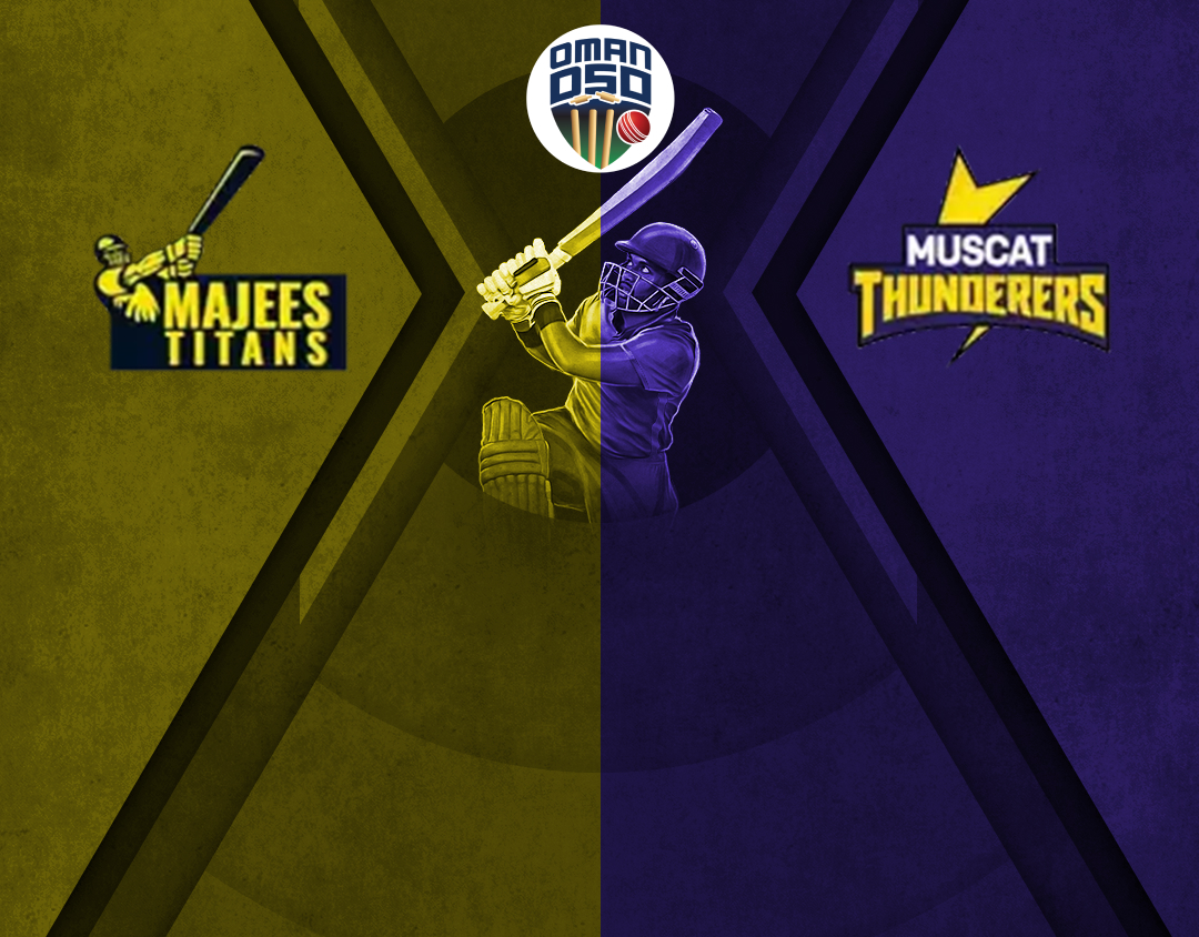 Majees Titans vs Muscat Thunders Match 1 Match Team Squad List Oman