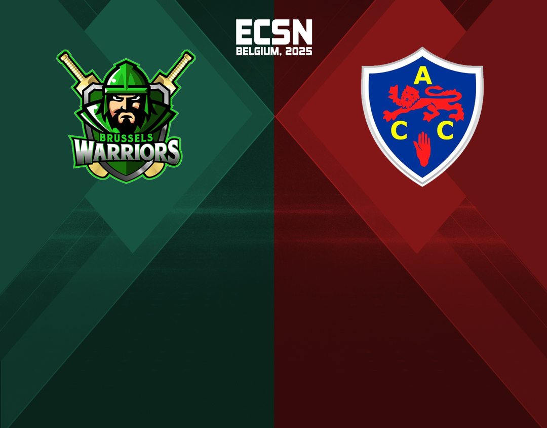 Match 28 of ecsn belgium, 2025: brussels warriors vs antwerp banner