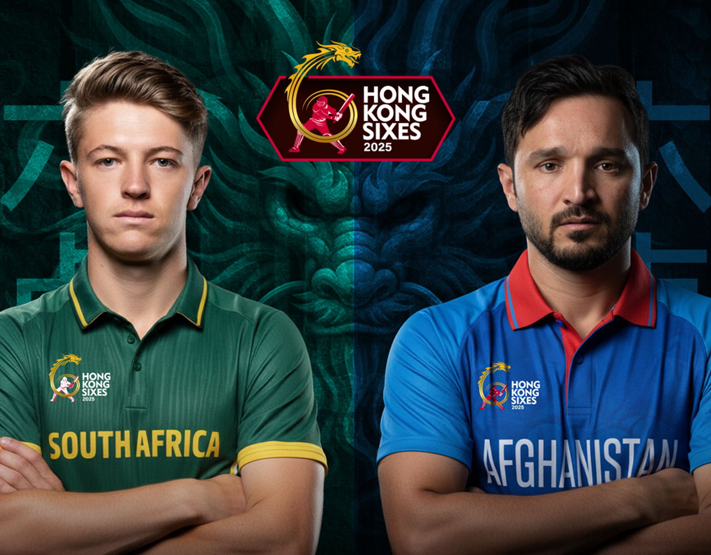 South Africa vs Afghanistan (Hong Kong Sixes, 2025)