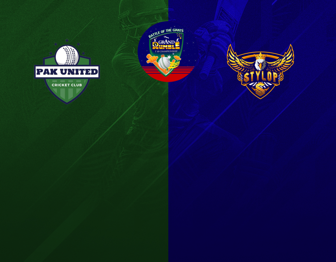 Pak United CC vs Stylop Golden Eagles Match 1 Match Live Score Grand