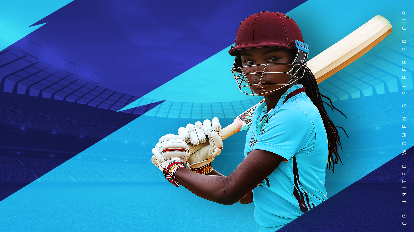 Cg united women's super50 cup, 2025 cricket banner