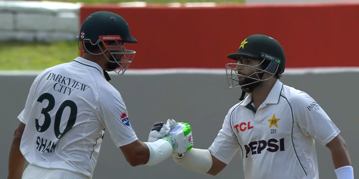 Pakistan trail West Indies by 112 runs | 1st Test, Day 2
