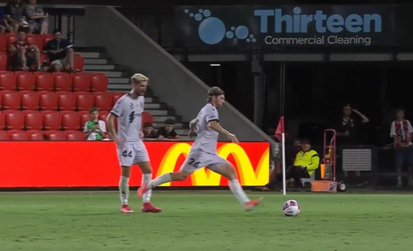 Luke Brattan dropped a free-kick masterclass from distance