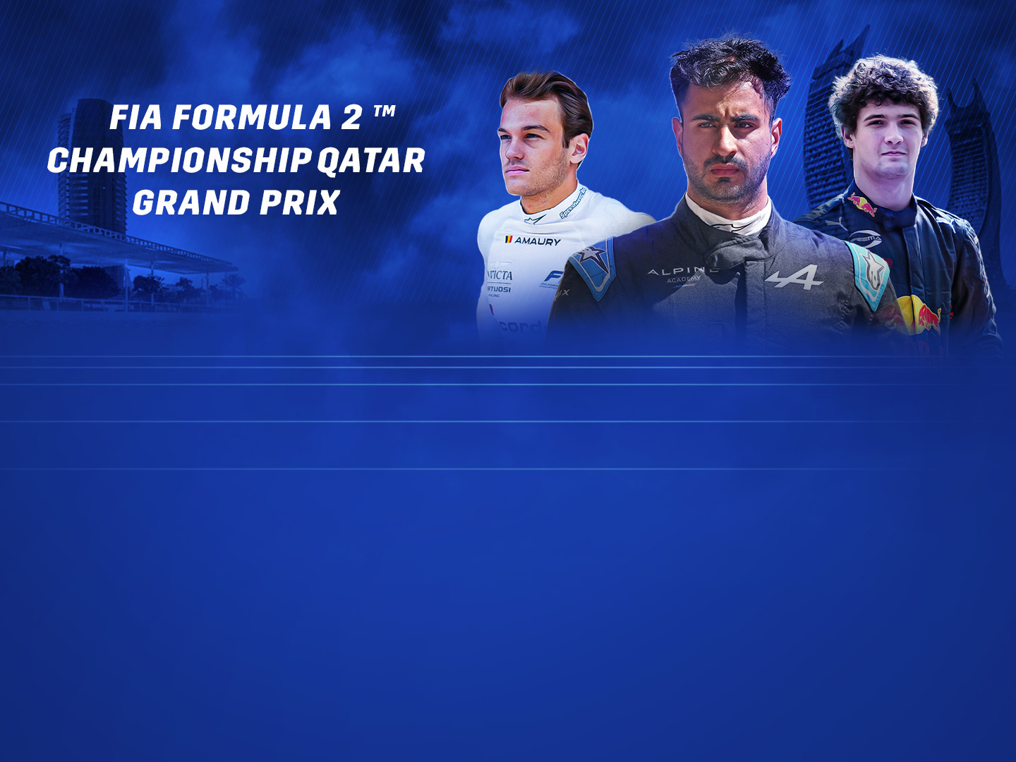 F2 qatar 2024 motorsports match card