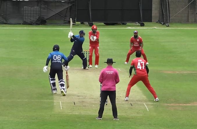Oman vs Namibia: Jan Frylinck's 73 off 81