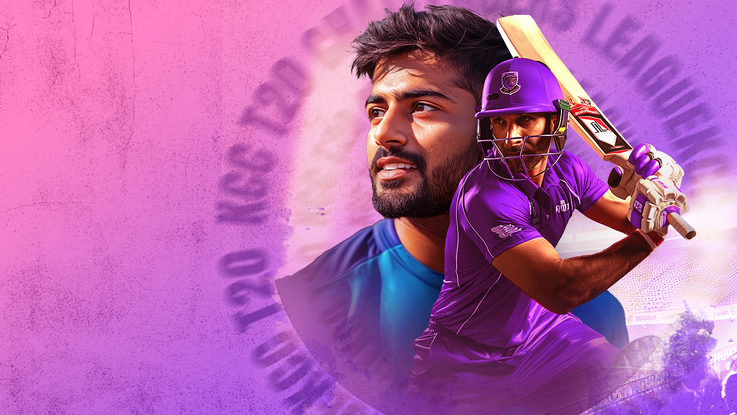 Kcc t20 challengers b league, 2024-25 cricket banner