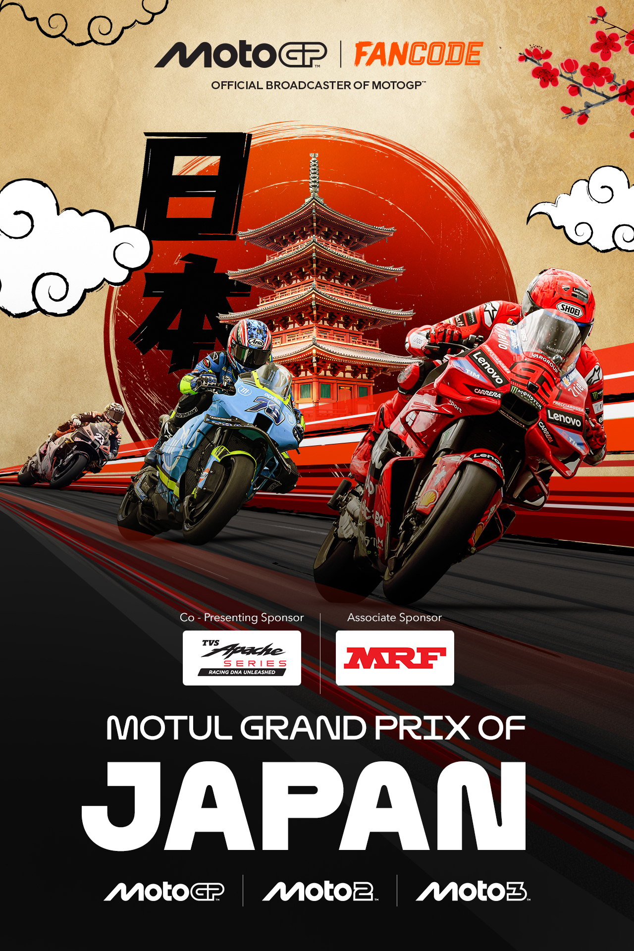 MotoGP MOTUL GRAND PRIX OF JAPAN, Watch Live races,Videos