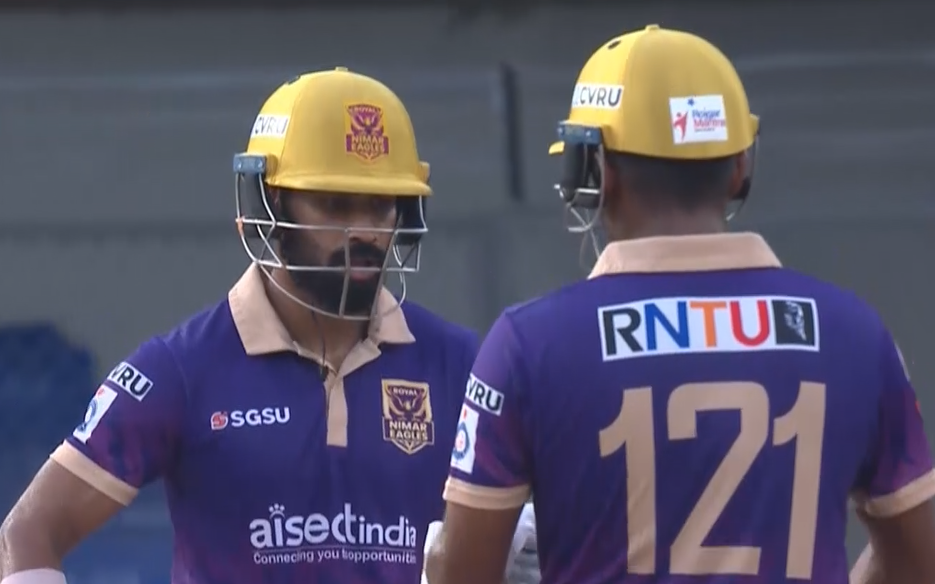 Royal Nimar Eagles beat Bhopal Leopards by 8 wickets | Match 40