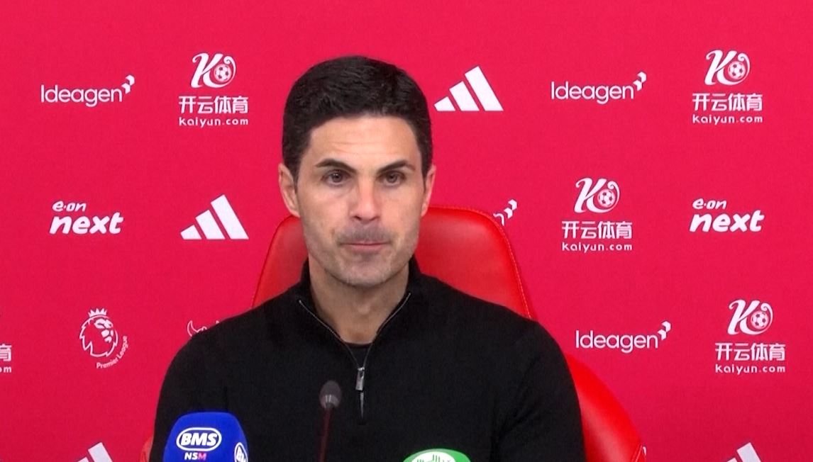 Dropping points is very disappointing and painful: Arteta 