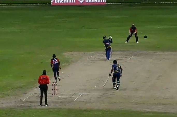 Trillions System Ltd Strikers vs Samp Army Cocrico Cavaliers: William Perkins's 78* off 29