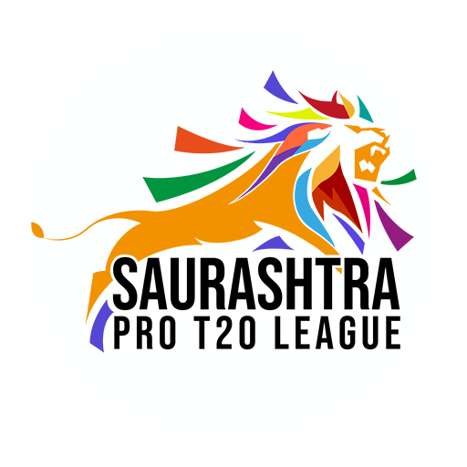 Saurashtra pro t20 league, 2025 logo