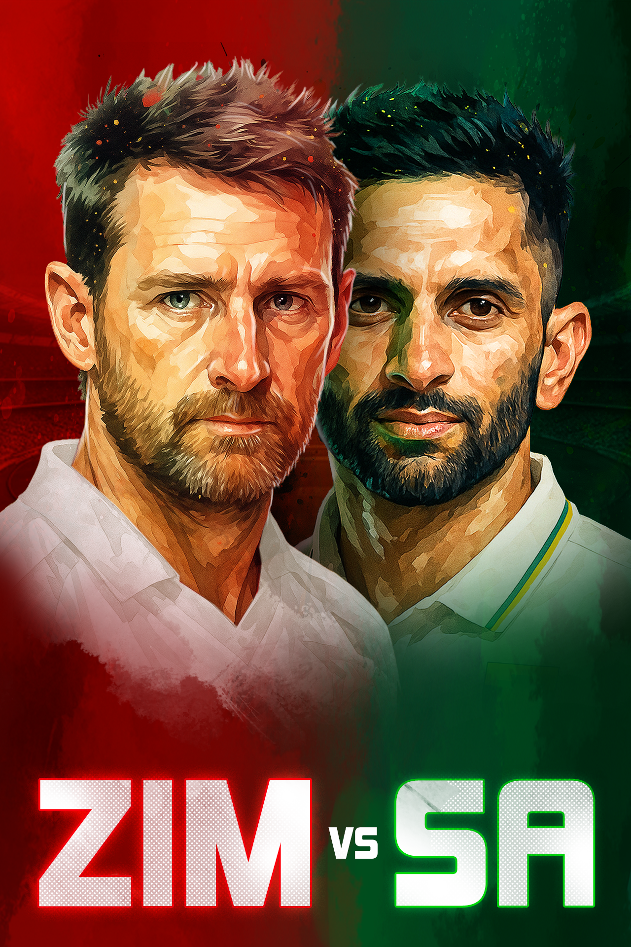 South africa tour of zimbabwe, 2025 cricket vertical banner