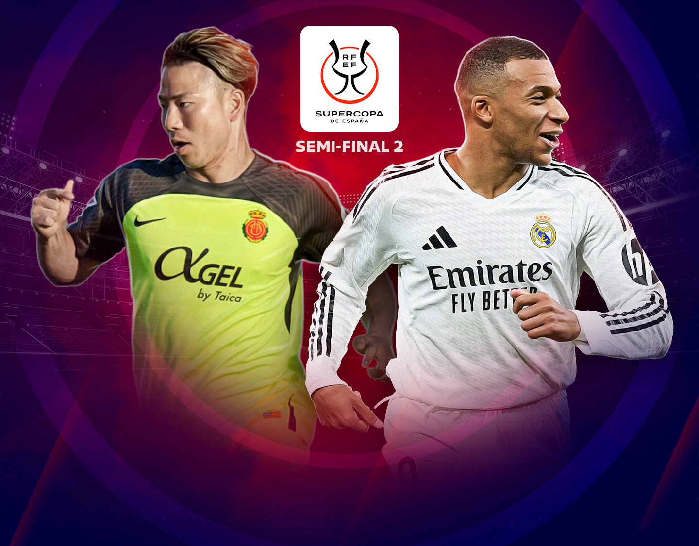 Real Madrid vs Mallorca Match 2 Match Commentary Supercopa de Espana
