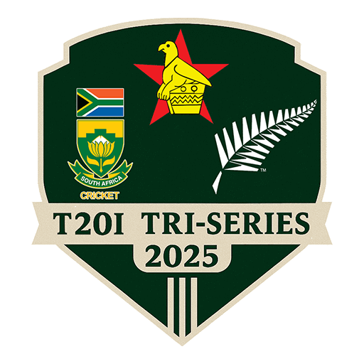 Zimbabwe t20i tri series, 2025 logo