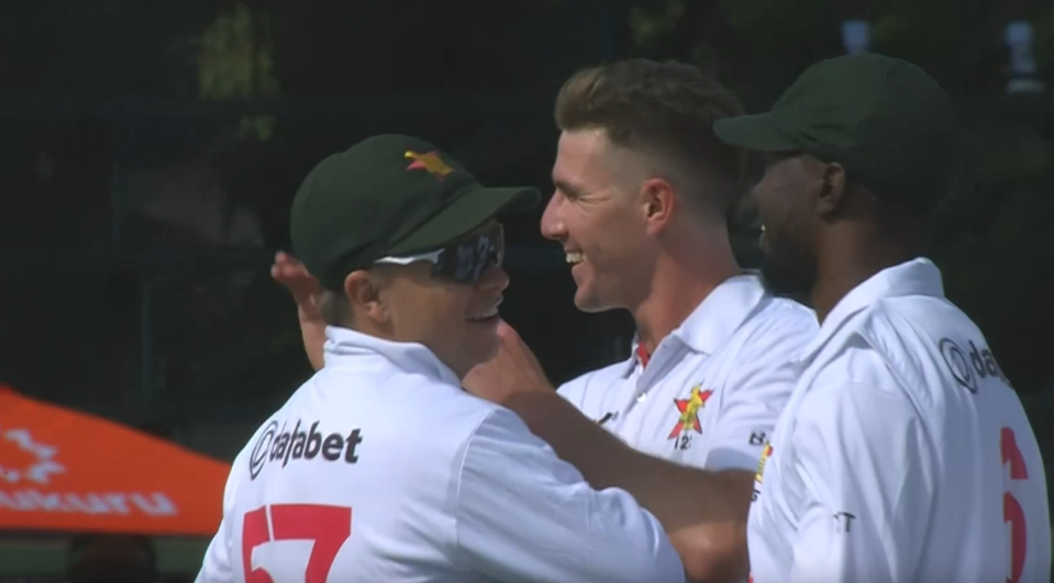 Zimbabwe trail Bangladesh by 4 runs | One-off Test, Day 1