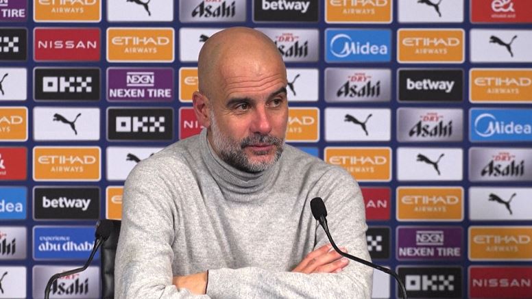 Pep Guardiola frustrated after 2-2 draw against Brighton