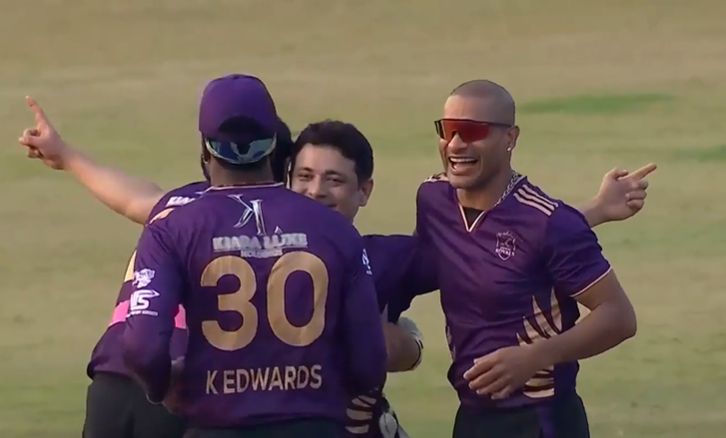 Dubai Royals beat Gurugram Thunders by 3 runs | Match 4