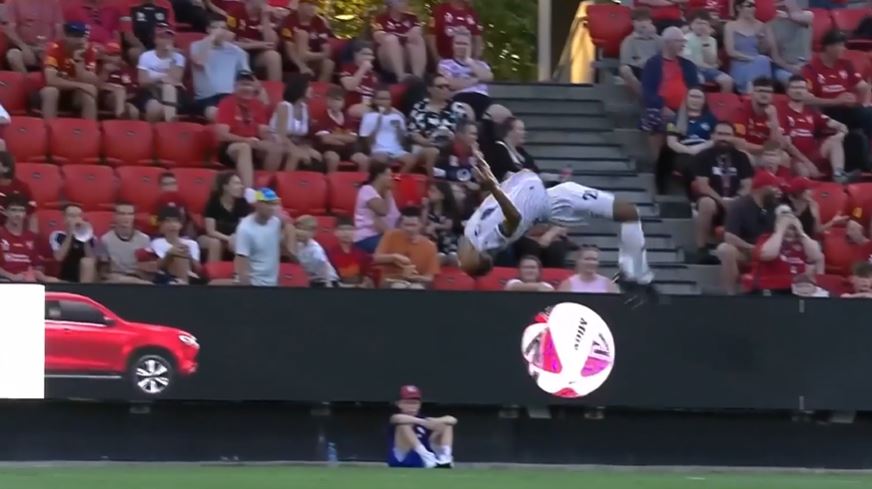 Kealy Adamson’s epic backflip celebration shook the stadium