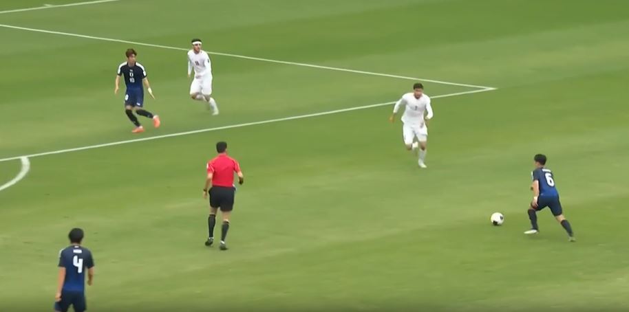 LASER STRIKE! Kosei Ogura tore the net with a long-range screamer