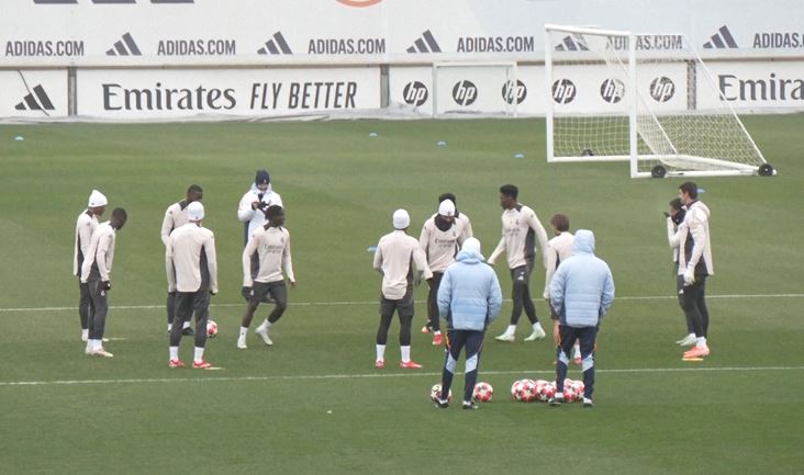 Real Madrid train intensely for UCL showdown against Salzburg