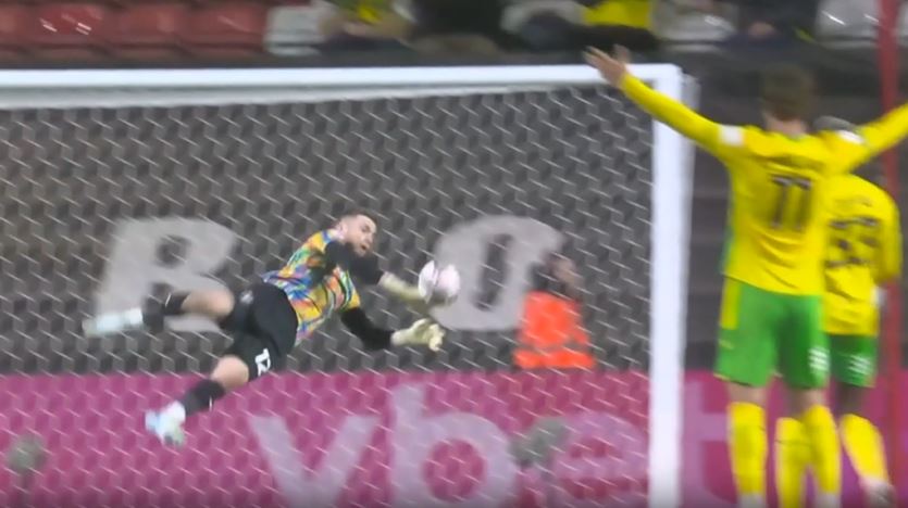 George Long's superhuman double save left Bristol stunned