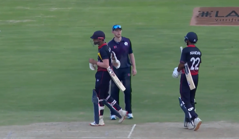 Scotland beat Nepal by 2 runs on DLS method | Match 104