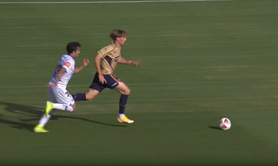 Eli Adams outmuscled Auckland's defense with a bizarre solo goal