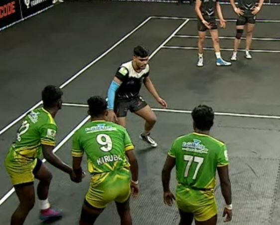 Sakthivel Puts on a Show with a Valiant Tackle