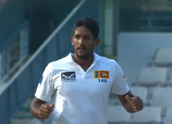 1st Test: Kasun Rajitha’s 5 for 56