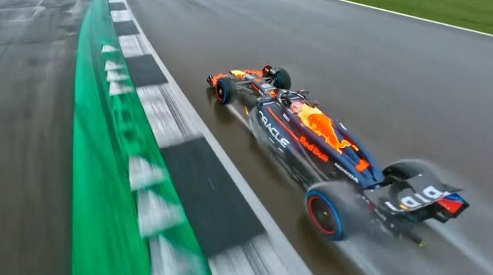 World's Fastest Drone Chases 3-Time Champion Verstappen