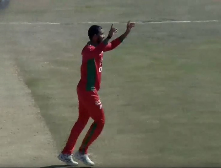 Oman vs Hong Kong, China: Aqib Ilyas's 3 for 14