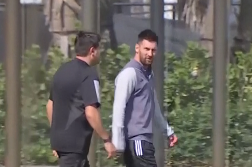 Messi returns to Inter Miami training after hamstring injury