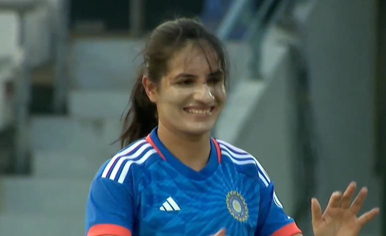 1st T20I: Renuka Singh's 3 for 18