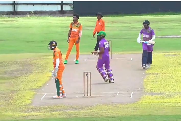 Essequibo Jaguars beat Essequibo Anacondas by 3 wickets on DLS