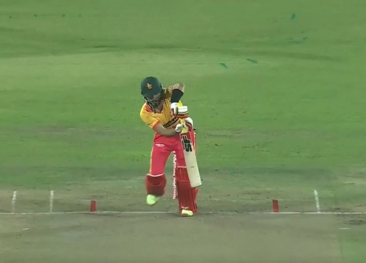 4th T20I, Zimbabwe Innings: All fours