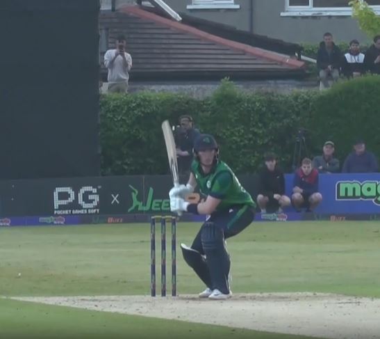 2nd T20I, Ireland Innings: All sixes